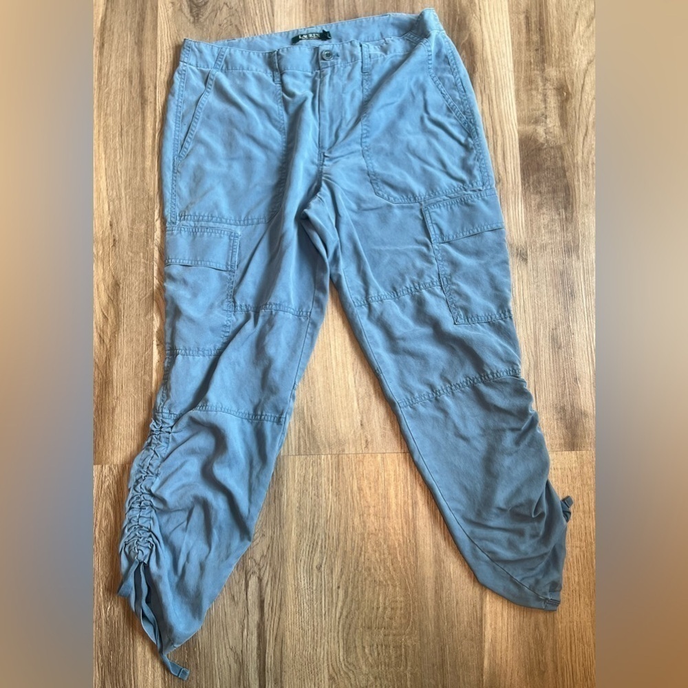 Women's Lauren Ralph Lauren Lightweight Casual Pants With Tie Off on the Ankle